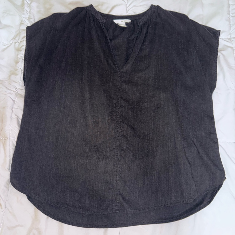 H&M Charcoal Blouse